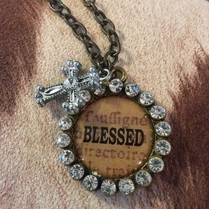 Monarch Inspiration blessed pendant charm necklace